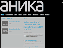 Tablet Screenshot of anikavavic.com